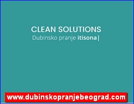 Clean Solutions - dubinsko pranje nameštaja, automobila i tepiha/itisona, Beograd - www.dubinskopranjebeograd.com
