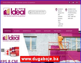 Građevinarstvo, građevinska oprema, građevinski materijal, www.dugaboje.ba