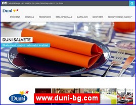 Bedding, textiles, www.duni-bg.com