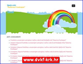 Kindergartens, nurseries, www.dvkf-krk.hr