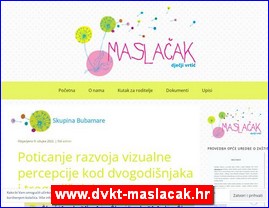 Kindergartens, nurseries, www.dvkt-maslacak.hr