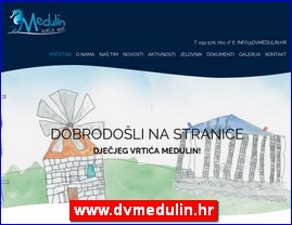 Kindergartens, nurseries, www.dvmedulin.hr