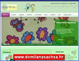 Kindergartens, nurseries, www.dvmilanasachsa.hr