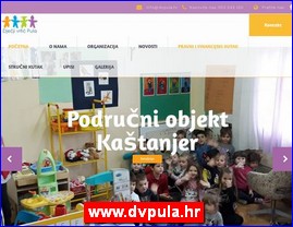 Kindergartens, nurseries, www.dvpula.hr