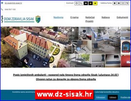 Clinics, doctors, hospitals, spas, laboratories, www.dz-sisak.hr