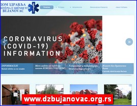 Clinics, doctors, hospitals, spas, laboratories, www.dzbujanovac.org.rs