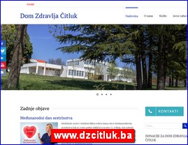 Clinics, doctors, hospitals, spas, laboratories, www.dzcitluk.ba
