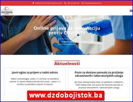 Clinics, doctors, hospitals, spas, laboratories, www.dzdobojistok.ba