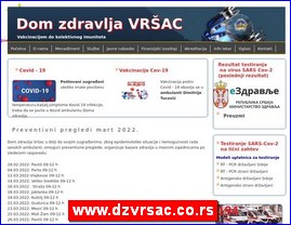 Clinics, doctors, hospitals, spas, laboratories, www.dzvrsac.co.rs