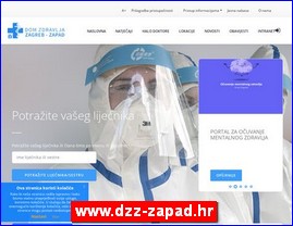 Clinics, doctors, hospitals, spas, laboratories, www.dzz-zapad.hr
