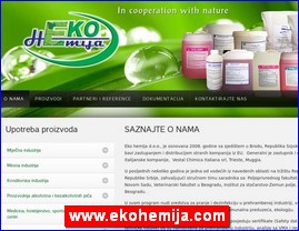 Chemistry, chemical industry, www.ekohemija.com