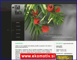 Flowers, florists, horticulture, www.ekomotiv.si