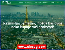 Plastika, guma, ambalaža, www.ekopg.com