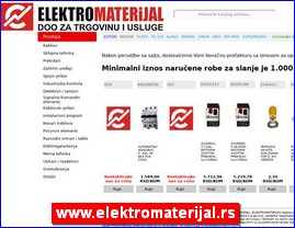 Energetika, elektronika, Vojvodina, www.elektromaterijal.rs