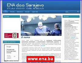 Medicinski aparati, ureaji, pomagala, medicinski materijal, oprema, www.ena.ba