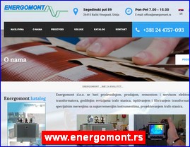 Energetika, elektronika, Vojvodina, www.energomont.rs