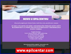 Clinics, doctors, hospitals, spas, laboratories, www.epilcentar.com