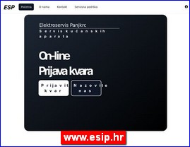 White appliances, washing machines, refrigerators, household appliances, www.esip.hr