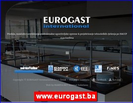 Ugostiteljska oprema, oprema za restorane, posue, www.eurogast.ba