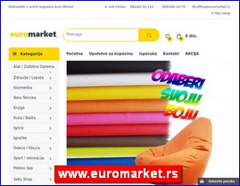 Supermarkets, trade, www.euromarket.rs