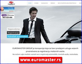 Vehicle registration, vehicle insurance, www.euromaster.rs