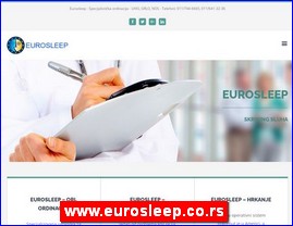Clinics, doctors, hospitals, spas, Serbia, www.eurosleep.co.rs