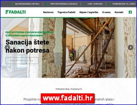 Sanitaries, plumbing, www.fadalti.hr