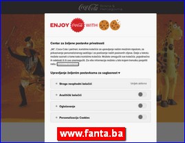 Juices, soft drinks, coffee, www.fanta.ba