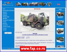 Automobili, servisi, delovi, www.fap.co.rs