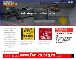 Associations for the protection of animals, accommodation of animals, www.feniks.org.rs
