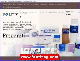 Drugs, preparations, pharmacies, www.fontiscg.com