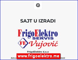 Bela tehnika, ve maine, friideri, kuni aparati, www.frigoelektro.me