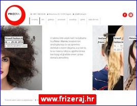 Frizeri, saloni lepote, kozmetiki saloni, www.frizeraj.hr