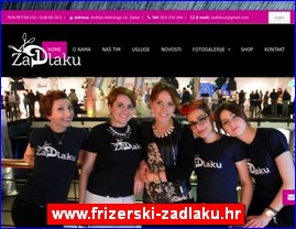 Frizeri, saloni lepote, kozmetiki saloni, www.frizerski-zadlaku.hr