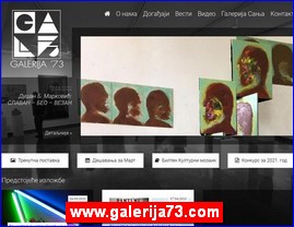 Picture galleries, painters, studios, painting, www.galerija73.com