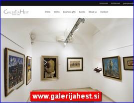 Picture galleries, painters, studios, painting, www.galerijahest.si