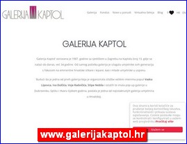 Picture galleries, painters, studios, painting, www.galerijakaptol.hr
