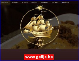 Pizza, pizzerias, pancake houses, www.galija.ba