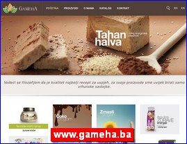 Konditorski proizvodi, keks, čokolade, bombone, torte, sladoledi, poslastičarnice, www.gameha.ba