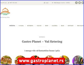 Catering, organization of celebrations, organization of weddings, www.gastroplanet.rs