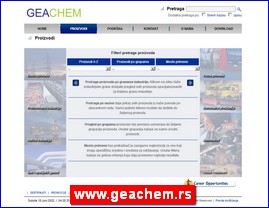 Chemistry, chemical industry, www.geachem.rs