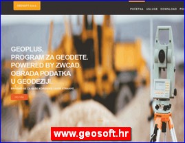 Arhitektura, projektovanje, www.geosoft.hr