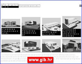 Arhitektura, projektovanje, www.gib.hr