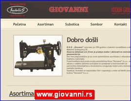 Posteljina, tekstil, www.giovanni.rs