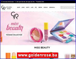Cosmetics, cosmetic products, www.goldenrose.ba