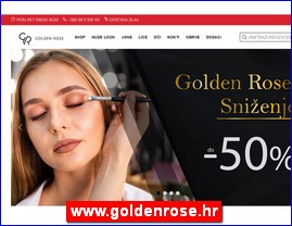 Cosmetics, cosmetic products, www.goldenrose.hr