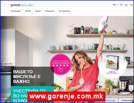 White appliances, washing machines, refrigerators, household appliances, www.gorenje.com.mk