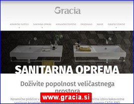 Sanitaries, plumbing, www.gracia.si