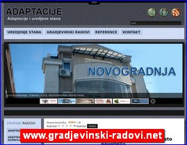 Sanitarije, vodooprema, www.gradjevinski-radovi.net