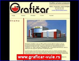 Grafiki dizajn, tampanje, tamparije, firmopisci, Srbija, www.graficar-vule.rs